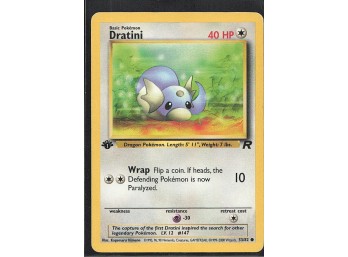 POKEMON 1ST EDITION Team Rocket Dratini