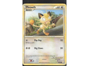 POKEMON HeartGold SoulSilver Meowth