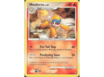 POKEMON Uncommon Platinum Monferno