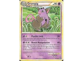 POKEMON Rare Triumphant Grumpig