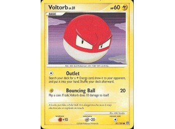 POKEMON Stormfront Voltorb (81)