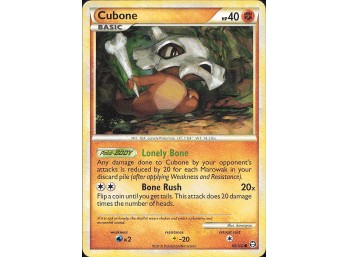 POKEMON Triumphant Cubone