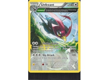 POKEMON Rare XY - Roaring Skies Unfezant (81 Delta)