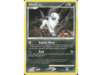POKEMON Rare Secret Wonders Absol