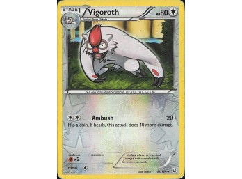 POKEMON Uncommon,REVERSE HOLO Dragons Exalted Vigoroth