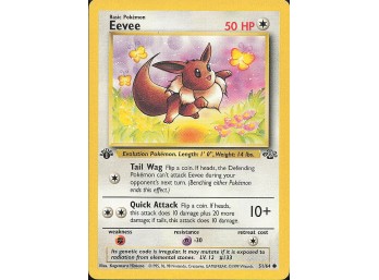 POKEMON 1ST EDITION Jungle Eevee