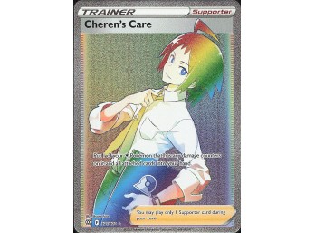 POKEMON Secret Rare SWSH09: Brilliant Stars Cheren's Care (Secret)