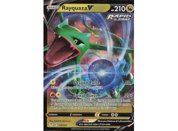 POKEMON Ultra Rare SWSH07: Evolving Skies Rayquaza V