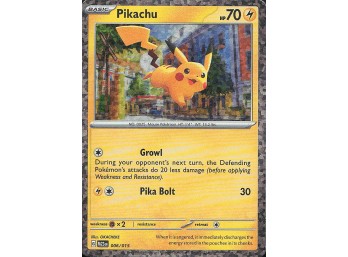 POKEMON Promo McDonald's Promos 2023 Pikachu