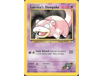 POKEMON Gym Heroes Sabrina's Slowpoke