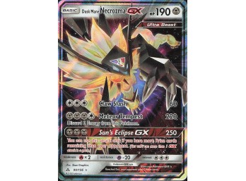 POKEMON Ultra Rare SM - Ultra Prism Dusk Mane Necrozma GX