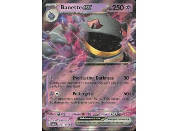 POKEMON Ultra Rare Prize Pack Series Cards Banette ex