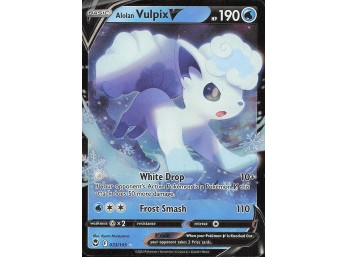 POKEMON Ultra Rare Miscellaneous Cards & Products Alolan Vulpix V