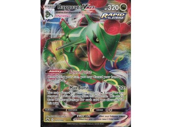POKEMON Ultra Rare Crown Zenith Rayquaza VMAX (101)