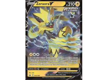 POKEMON Ultra Rare SWSH06: Chilling Reign Zeraora V