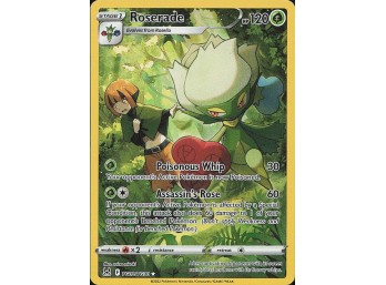 POKEMON Ultra Rare SWSH11: Lost Origin Trainer Gallery Roserade