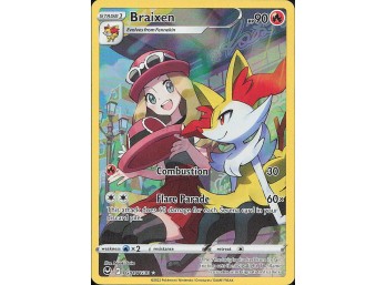 POKEMON Ultra Rare SWSH12: Silver Tempest Trainer Gallery Braixen