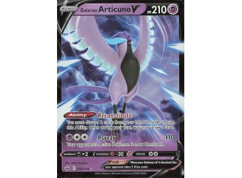 POKEMON Ultra Rare SWSH06: Chilling Reign Galarian Articuno V