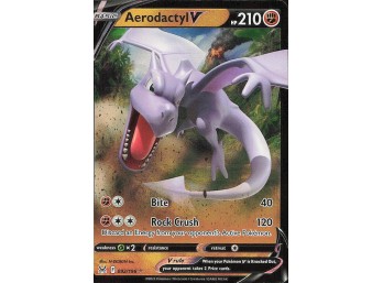 POKEMON Ultra Rare SWSH11: Lost Origin Aerodactyl V