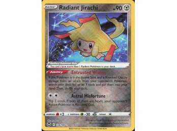 POKEMON Radiant Rare SWSH12: Silver Tempest Radiant Jirachi