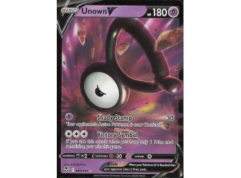 POKEMON Ultra Rare SWSH12: Silver Tempest Unown V