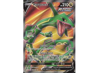 POKEMON Ultra Rare SWSH07: Evolving Skies Rayquaza V (Full Art)