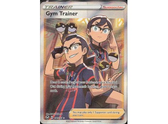 POKEMON Ultra Rare SWSH12: Silver Tempest Gym Trainer (Full Art)
