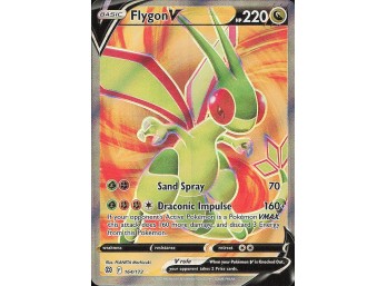 POKEMON Ultra Rare SWSH09: Brilliant Stars Flygon V (Full Art)