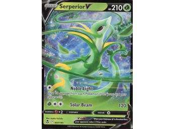 POKEMON Ultra Rare SWSH12: Silver Tempest Serperior V