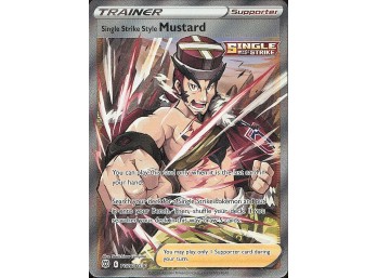 POKEMON Ultra Rare SWSH09: Brilliant Stars Trainer Gallery Single Strike Style Mustard