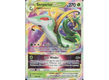 POKEMON Ultra Rare SWSH12: Silver Tempest Serperior VSTAR