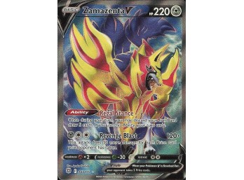 POKEMON Ultra Rare SWSH09: Brilliant Stars Zamazenta V (Full Art)