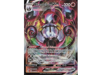 POKEMON Ultra Rare SWSH08: Fusion Strike Chandelure VMAX