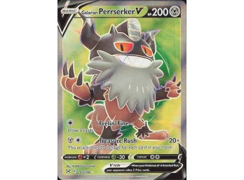 POKEMON Ultra Rare SWSH11: Lost Origin Galarian Perrserker V (Full Art)