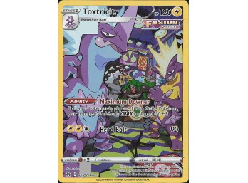 POKEMON Ultra Rare Crown Zenith: Galarian Gallery Toxtricity