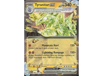 POKEMON SV03: Obsidian Flames Tyranitar ex