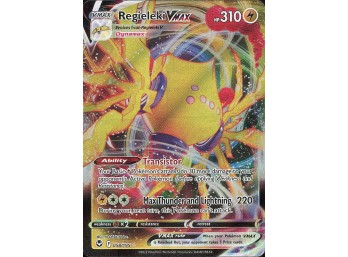 POKEMON Ultra Rare SWSH12: Silver Tempest Regieleki VMAX