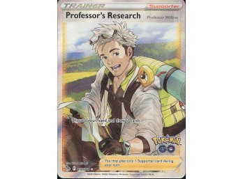 POKEMON Ultra Rare Pokemon GO Professor's Research (Full Art)