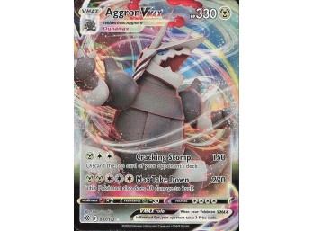 POKEMON Ultra Rare SWSH09: Brilliant Stars Aggron VMAX