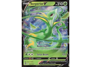 POKEMON Ultra Rare SWSH12: Silver Tempest Serperior V