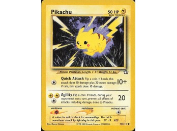 POKEMON Neo Genesis Pikachu