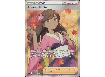 POKEMON Ultra Rare SWSH12: Silver Tempest Furisode Girl (Full Art)