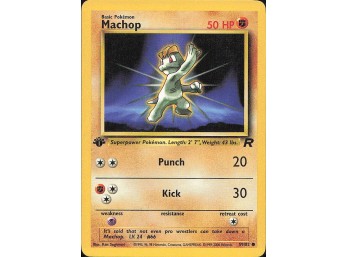 POKEMON Common Team Rocket Machop