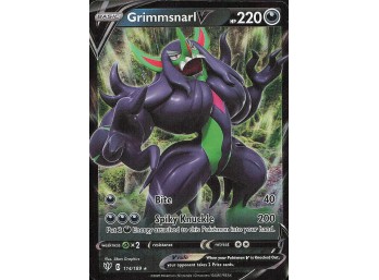 POKEMON Ultra Rare SWSH03: Darkness Ablaze Grimmsnarl V
