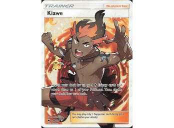 POKEMON Ultra Rare SM - Burning Shadows Kiawe (Full Art)