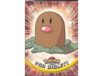 POKEMON VINTAGE 2000 TOPPS BLUE LABEL DIGLETT