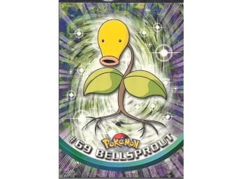 POKEMON VINTAGE 2000 TOPPS BLUE LABEL BELLSPROUT