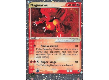 POKEMON Ultra Rare Ruby and Sapphire Magmar ex