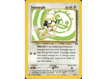 POKEMON Rare Neo Discovery Smeargle (30)
