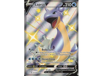 POKEMON Shiny Holo Rare Shining Fates: Shiny Vault Lapras V